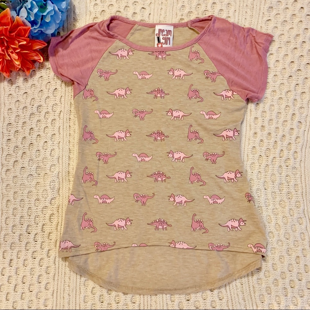 EUC girls dinosaur shirt